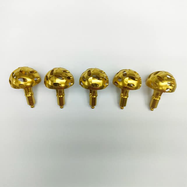 Custom tools coated in titanium nitride coating