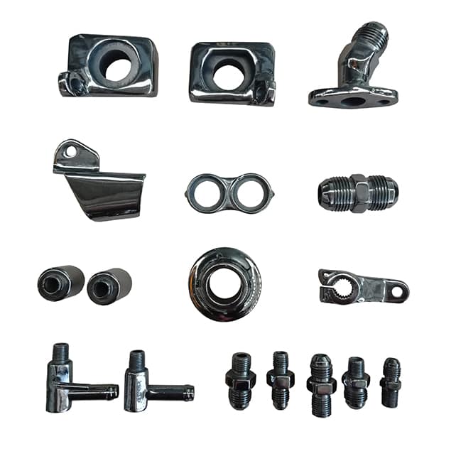 PVD Titanium Black coating for motor accessories.