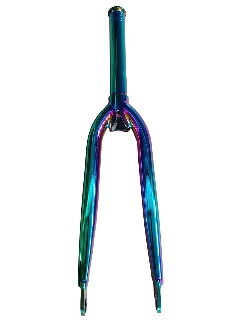 Exhaust coated in PVD Titanium Rainbow Coating
